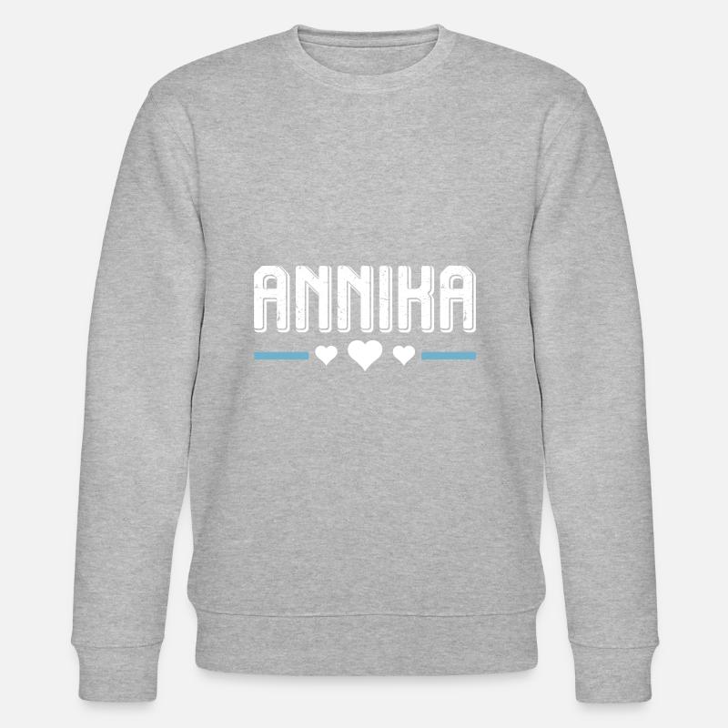 Annika - Stanley/Stella Unisex Bio-Sweatshirt CHANGER  - Grau meliert