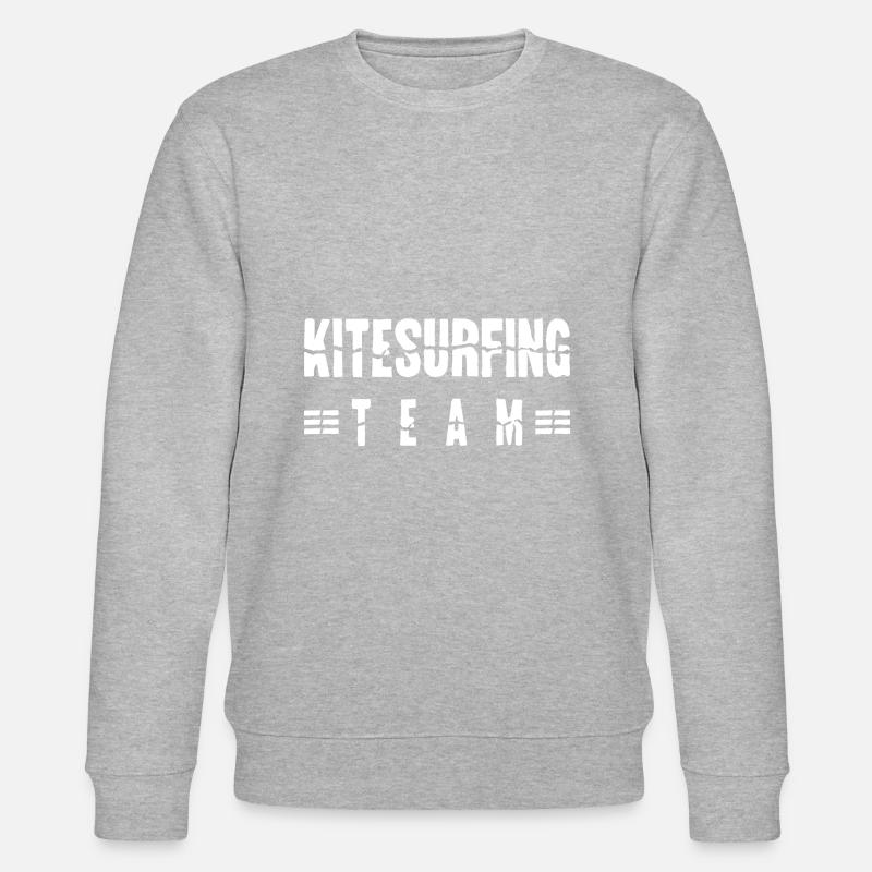 Équipe de kitesurf - Sweat bio CHANGER Stanley/Stella Unisexe - gris chiné