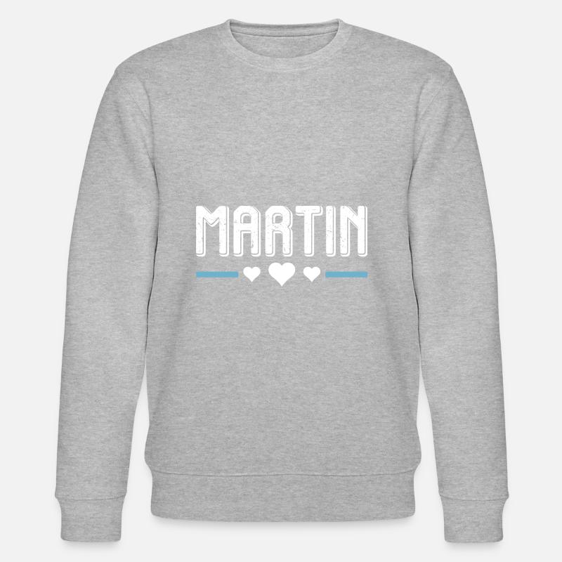 Martin - Stanley/Stella Unisex Bio-Sweatshirt CHANGER  - Grau meliert