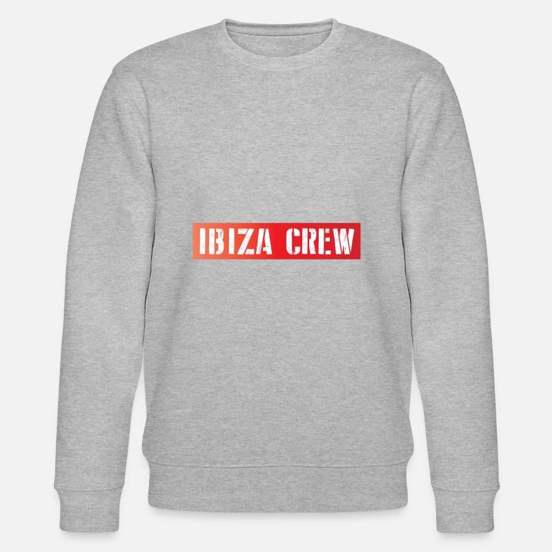 Ibiza Crew - Stanley/Stella Unisex Bio-Sweatshirt CHANGER - Grau meliert