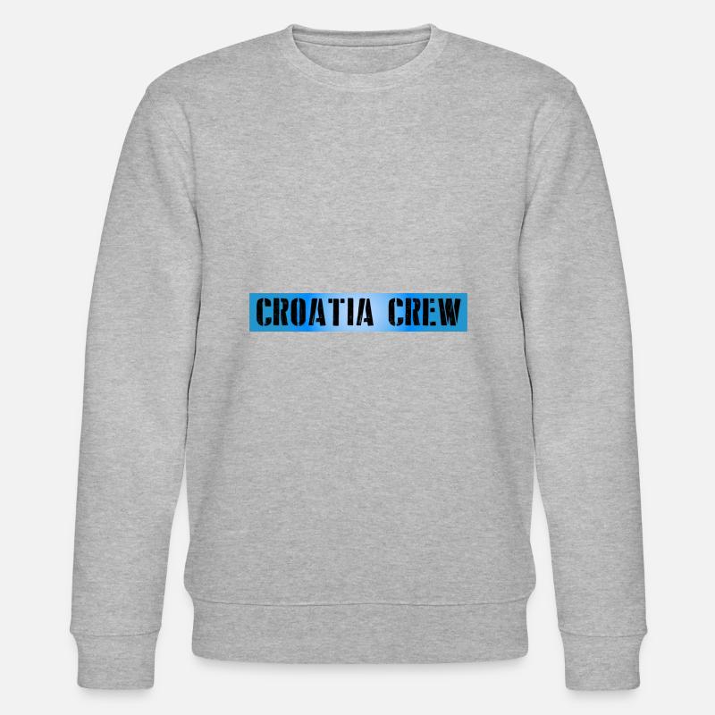 Croatia Crew - Stanley/Stella Unisex Bio-Sweatshirt CHANGER  - Grau meliert