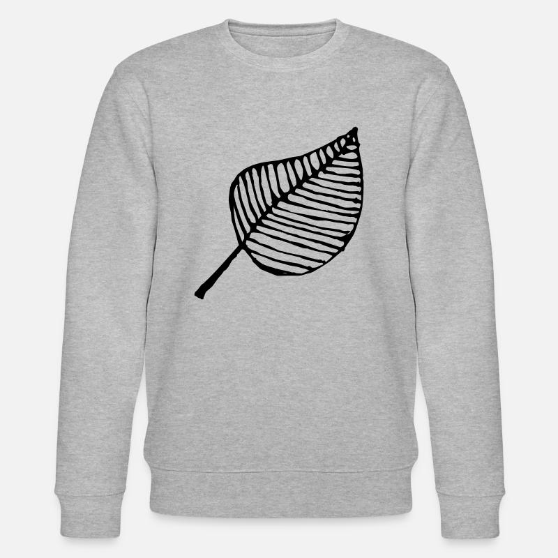 Blatt - Stanley/Stella Unisex Bio-Sweatshirt CHANGER  - Grau meliert