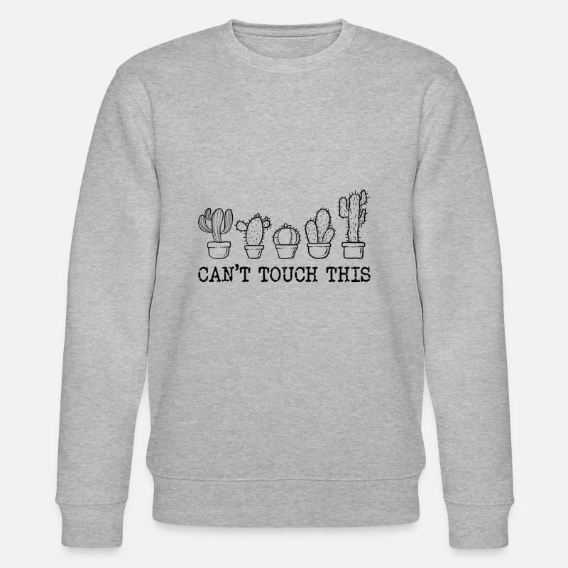 Kaktus - Stanley/Stella Unisex Bio-Sweatshirt CHANGER  - Grau meliert