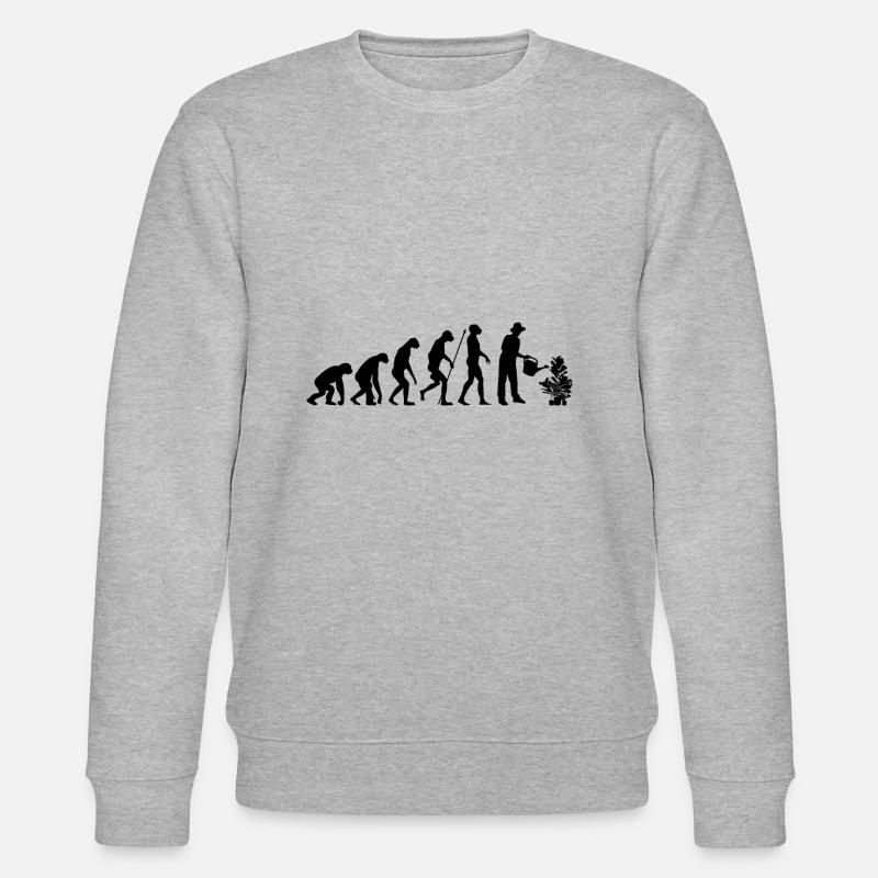 Evolution Gärtner - Stanley/Stella Unisex Bio-Sweatshirt CHANGER  - Grau meliert