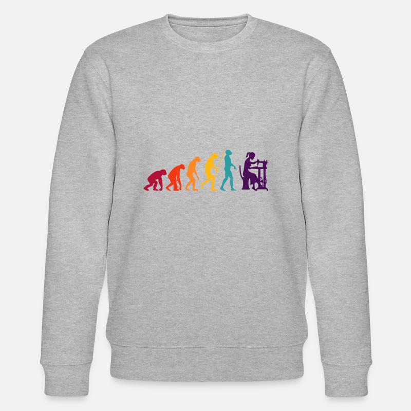 Sewing evolution - Stanley/Stella CHANGER Unisex Organic Sweatshirt - heather grey