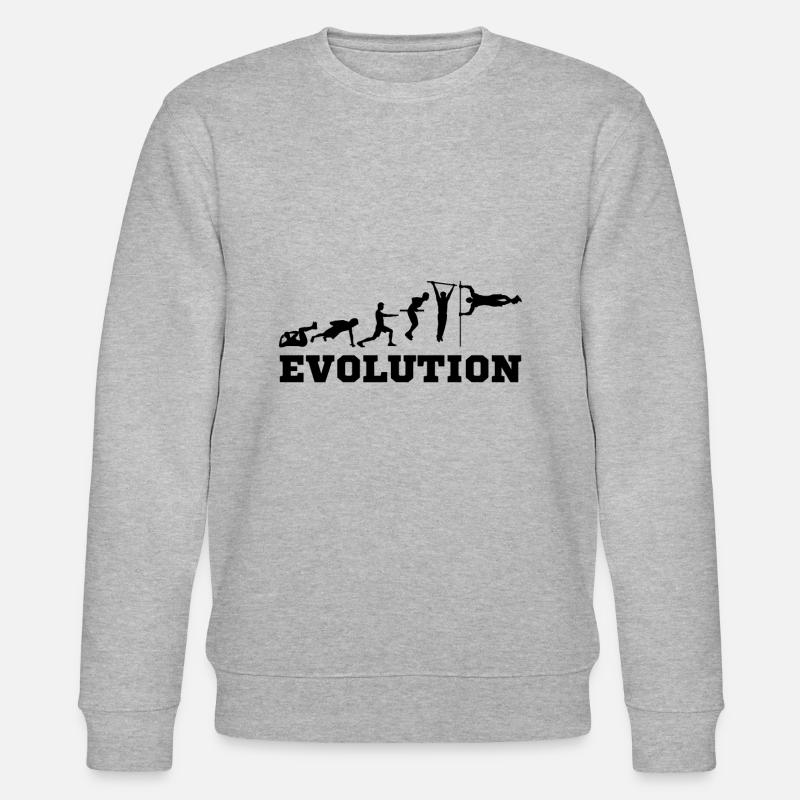 Calisthenics Evolution - Stanley/Stella Unisex Bio-Sweatshirt CHANGER  - Grau meliert