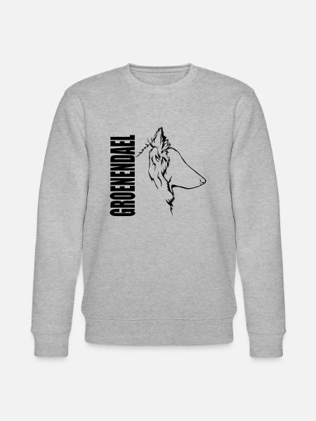 GROENENDAEL Profile Dogs Dog Wilsigns - Stanley/Stella CHANGER Unisex Organic Sweatshirt - heather grey