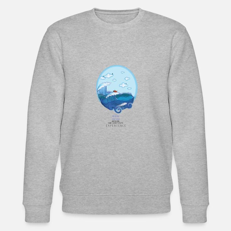The Wave - Stanley/Stella Unisex Bio-Sweatshirt CHANGER  - Grau meliert