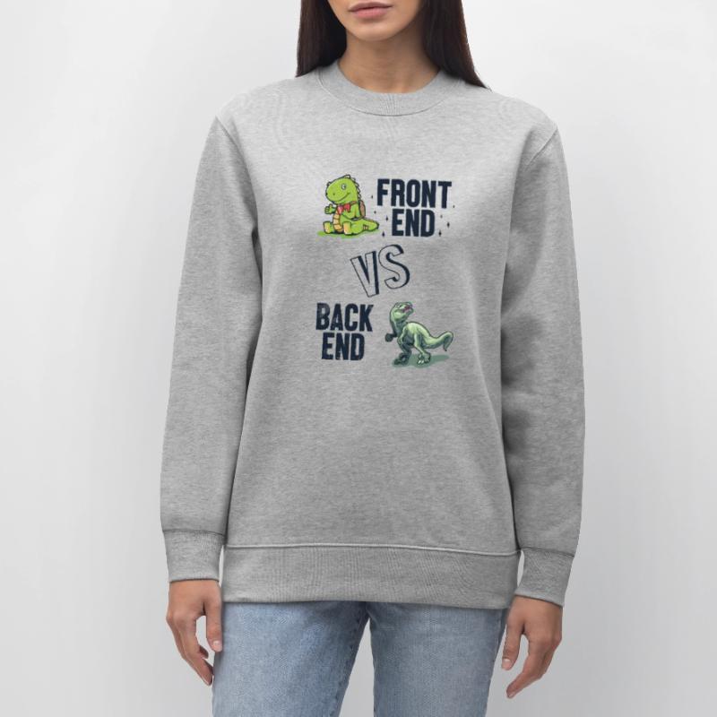 Frontend vs. Backend Developer Full Stack Stanley/Stella CHANGER Unisex Organic Sweatshirt