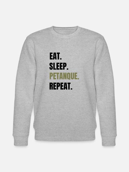 Petanque Boule Cadeau | Petanque Liefhebbers - Stanley/Stella Uniseks bio-sweatshirt CHANGER - grijs gemêleerd