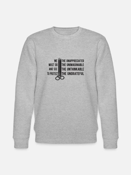 Gardien de justice - Sweat bio CHANGER Stanley/Stella Unisexe - gris chiné