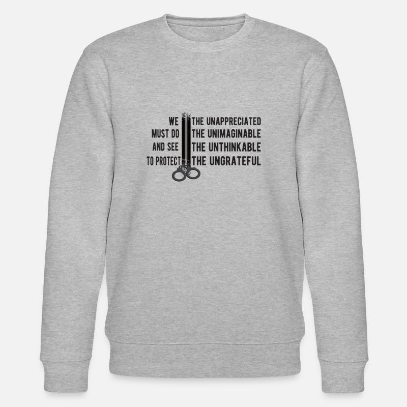 Gardien de justice - Sweat bio CHANGER Stanley/Stella Unisexe - gris chiné