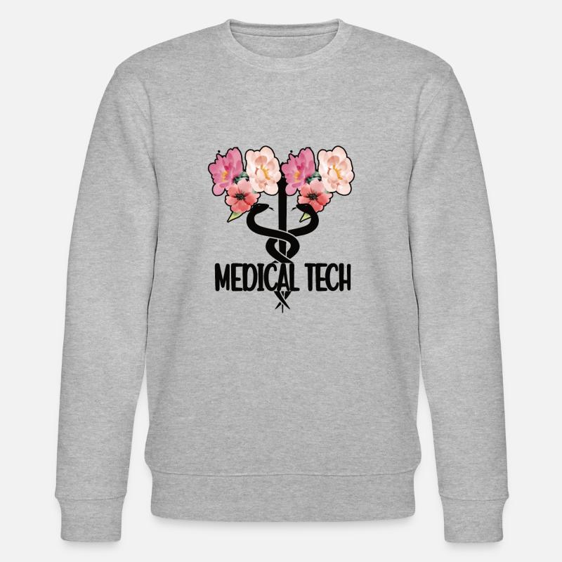 Medizinisch Technischer Assistent Medizintechniker - Stanley/Stella Unisex Bio-Sweatshirt CHANGER  - Grau meliert