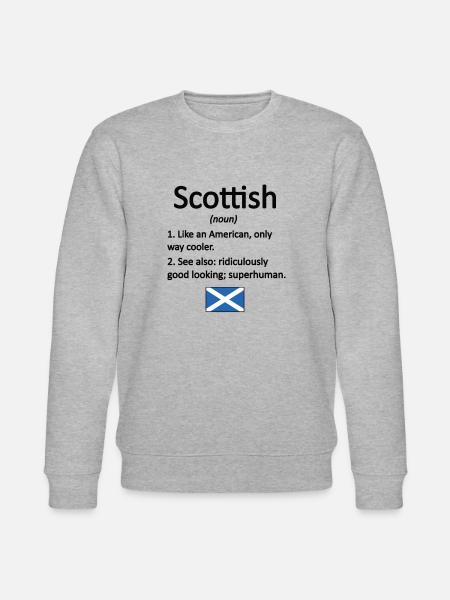 Fier Écossais Ecosse Racines écossaises - Sweat bio CHANGER Stanley/Stella Unisexe - gris chiné