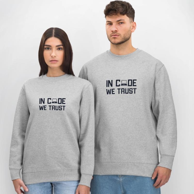 In Code We Trust Softwareingenieur Developer Stanley/Stella Unisex Bio-Sweatshirt CHANGER 