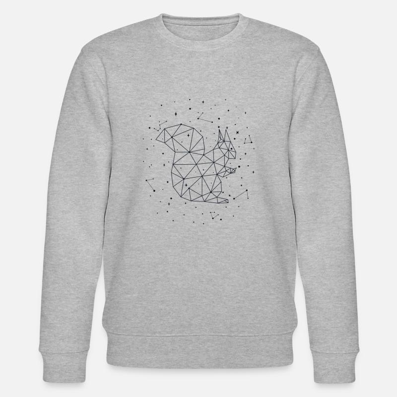 Constellation Squirrel Constellation Squirrel - Sweat bio CHANGER Stanley/Stella Unisexe - gris chiné