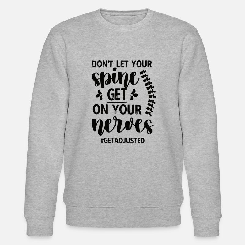 Chiropractor Chiropractic Chiropractor - Stanley/Stella CHANGER Unisex Organic Sweatshirt - heather grey