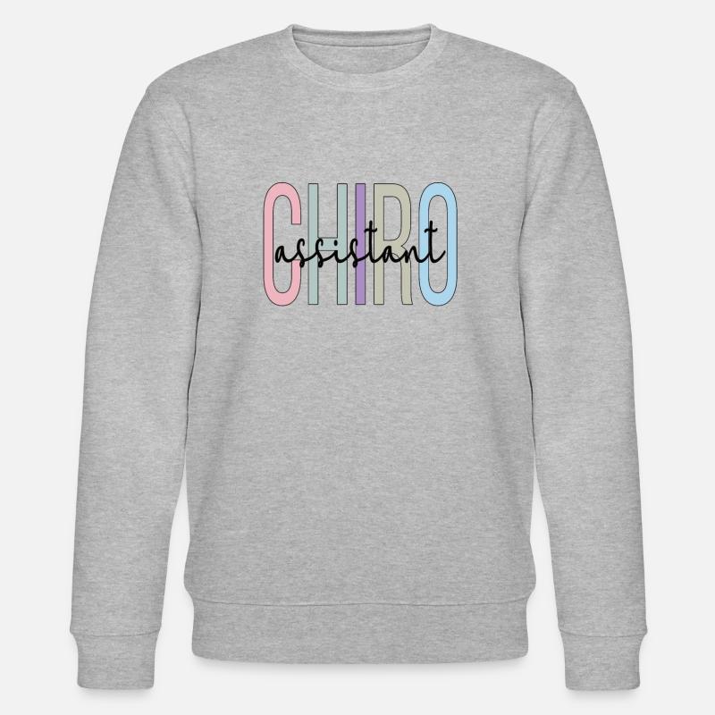 Chiropraktischer Assistent Von Chiropraktiker - Stanley/Stella Unisex Bio-Sweatshirt CHANGER  - Grau meliert