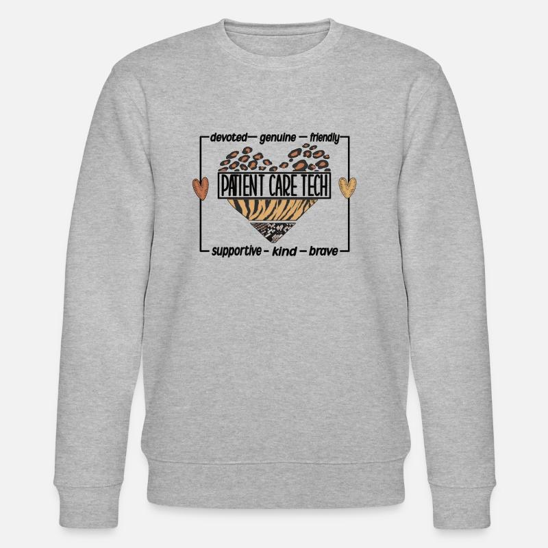 Techniker der Patientenversorgung Pflegetechniker - Stanley/Stella Unisex Bio-Sweatshirt CHANGER  - Grau meliert