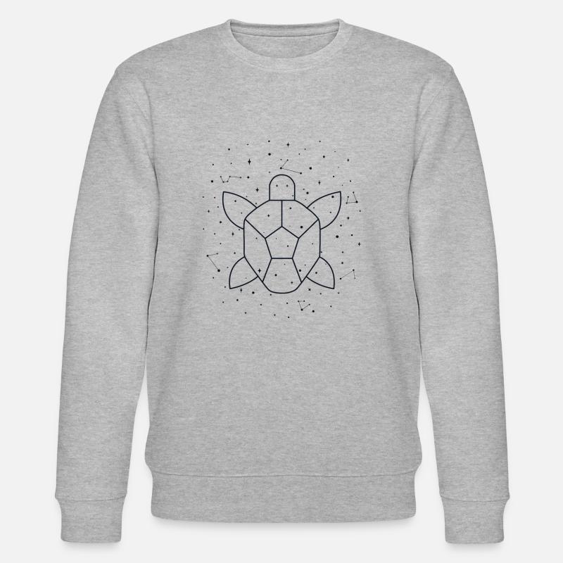 Constellation Aquatic Turtle constellation - Stanley/Stella CHANGER Unisex Organic Sweatshirt - heather grey
