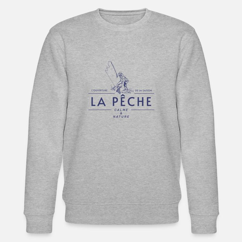 SAISON DE LA PÊCHE - Sweat bio CHANGER Stanley/Stella Unisexe - gris chiné