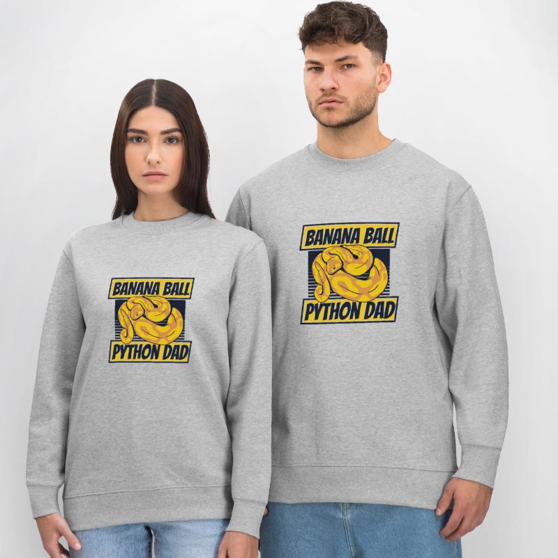 Boule de banane Python Papa Python Serpent Banane Sweat bio CHANGER Stanley/Stella Unisexe