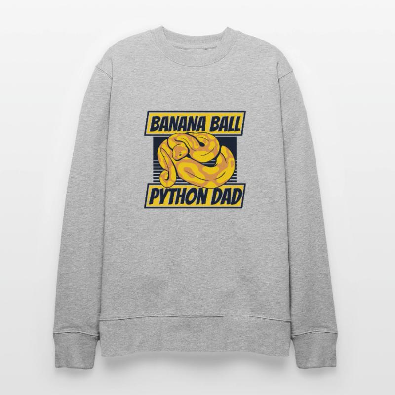 Banana Ball Python Dad Python Snake Banana Stanley/Stella CHANGER Unisex Organic Sweatshirt
