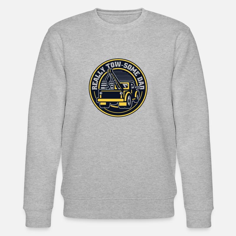 Really Towsome Dad Abschlepper Fahrer - Stanley/Stella Unisex Bio-Sweatshirt CHANGER - Grau meliert