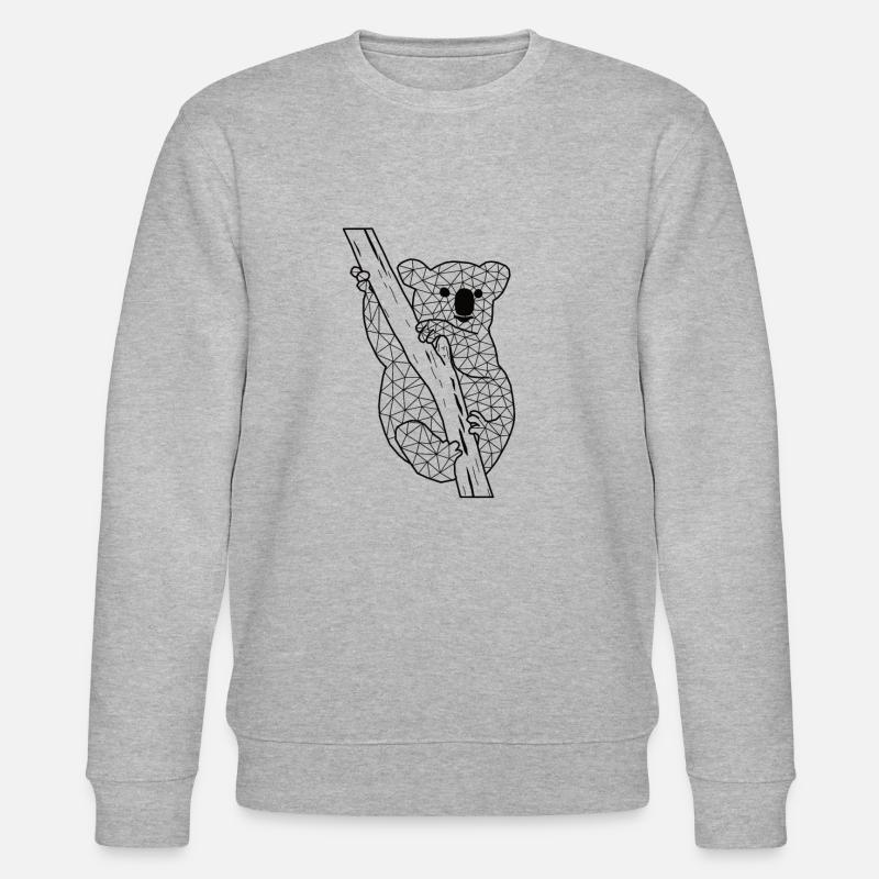 Koalaa GeomeTRIX - Stanley/Stella Unisex Bio-Sweatshirt CHANGER  - Grau meliert