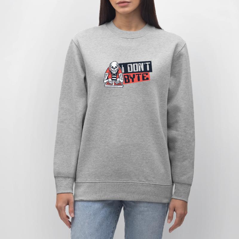 I Don't Byte Softwareingenieur Developer Coder Stanley/Stella Unisex Bio-Sweatshirt CHANGER 
