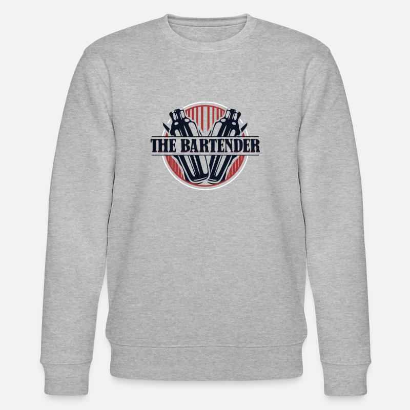 The Bartender Mixologist Barmann Bartender - Stanley/Stella Unisex Bio-Sweatshirt CHANGER  - Grau meliert