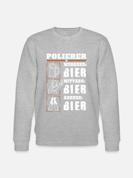 Mon quotidien de polisseuse - Sweat bio CHANGER Stanley/Stella Unisexe - gris chiné