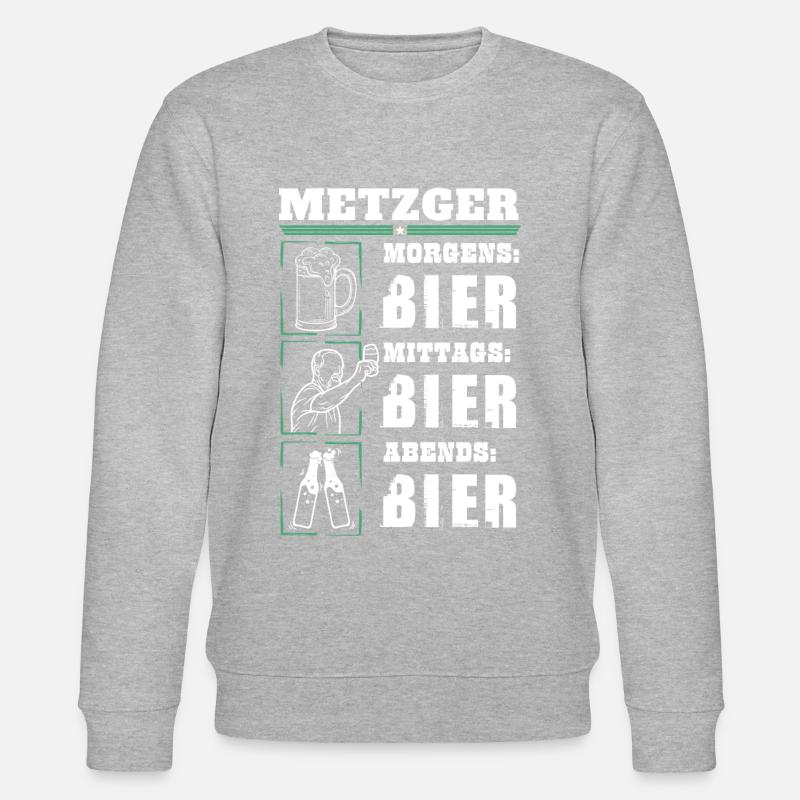 Mon quotidien de boucher - Sweat bio CHANGER Stanley/Stella Unisexe - gris chiné