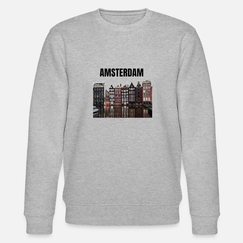 Amsterdam - Stanley/Stella Unisex Bio-Sweatshirt CHANGER  - Grau meliert