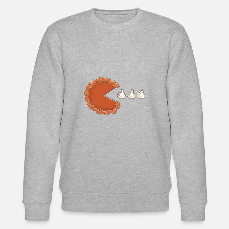 Cake eats cream - Stanley/Stella CHANGER Unisex Organic Sweatshirt - heather grey