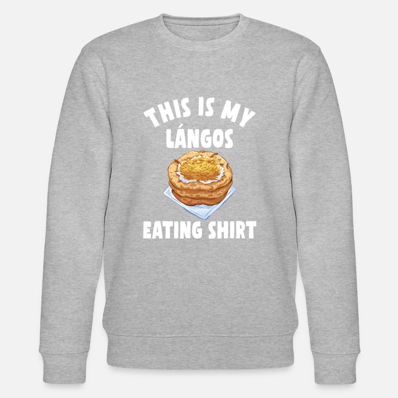 Langos Essen Shirt - Stanley/Stella Unisex Bio-Sweatshirt CHANGER  - Grau meliert