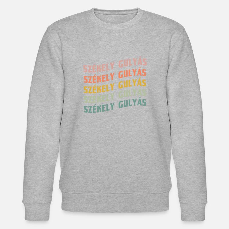 Szekely Gulyas - Stanley/Stella Unisex Bio-Sweatshirt CHANGER  - Grau meliert