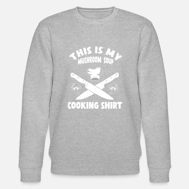 Soupe aux champignons - Sweat bio CHANGER Stanley/Stella Unisexe - gris chiné