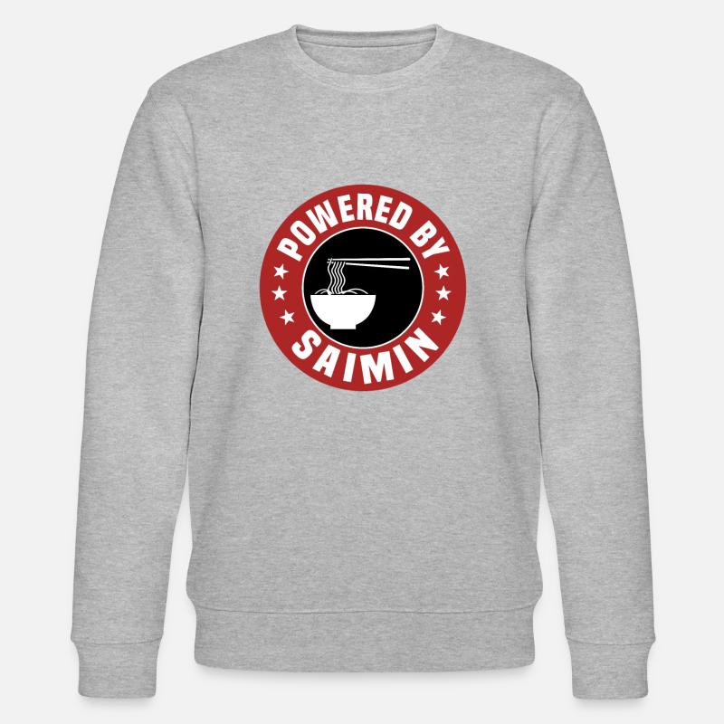 Propulsé par Saimin - Sweat bio CHANGER Stanley/Stella Unisexe - gris chiné