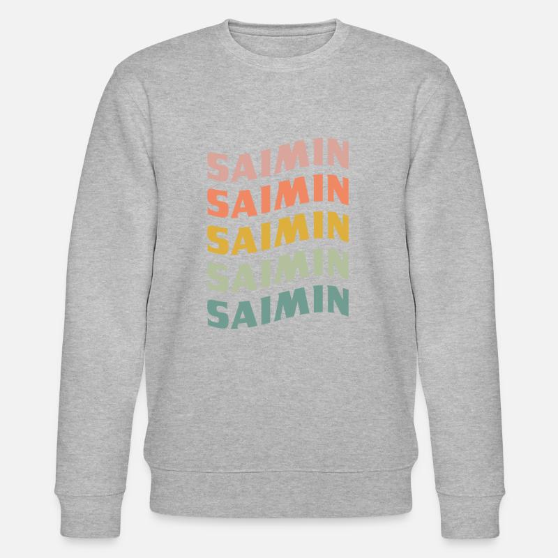 Saimin - Sweat bio CHANGER Stanley/Stella Unisexe - gris chiné