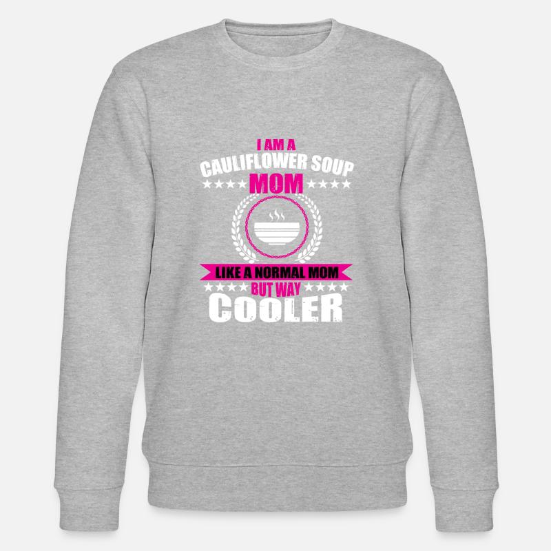 Soupe de chou-fleur maman - Sweat bio CHANGER Stanley/Stella Unisexe - gris chiné