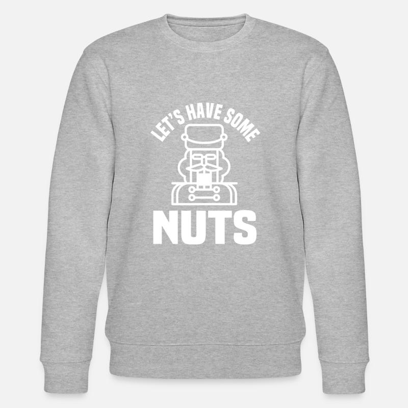 Let's have some nuts - Stanley/Stella CHANGER Unisex Organic Sweatshirt - heather grey