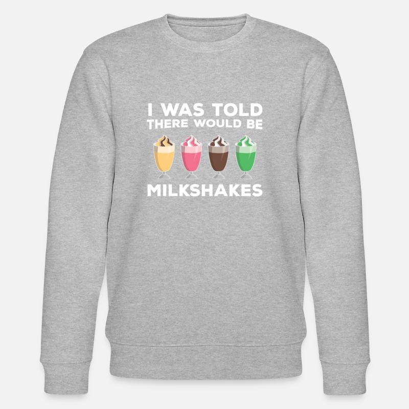 Cadeau de milkshakes drôle - Sweat bio CHANGER Stanley/Stella Unisexe - gris chiné