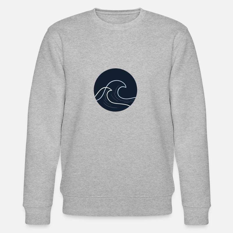 Ocean - Stanley/Stella Unisex Bio-Sweatshirt CHANGER  - Grau meliert