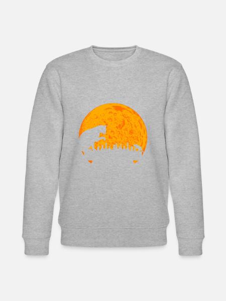 Schachspiel Katze Maus Schachbrett Schachfiguren - Stanley/Stella Unisex Bio-Sweatshirt CHANGER  - Grau meliert