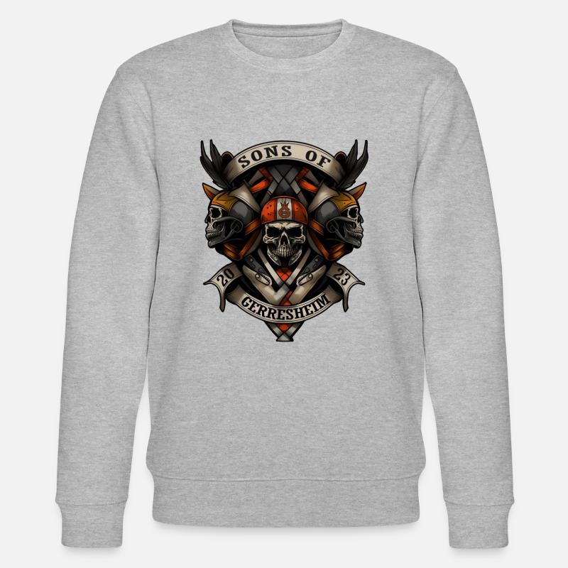 Fils de Gerresheim Düsseldorf - Sweat bio CHANGER Stanley/Stella Unisexe - gris chiné