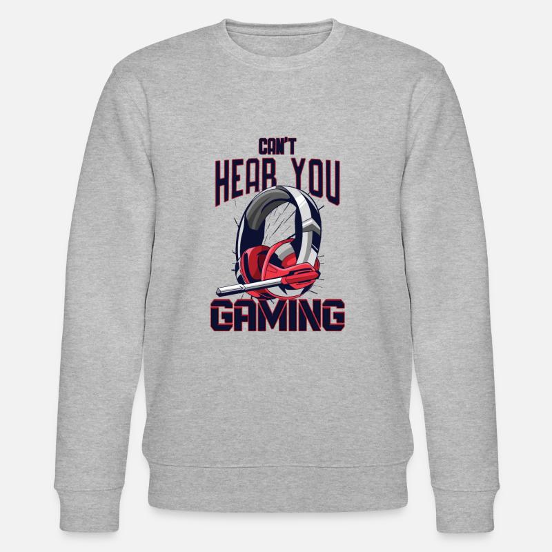 Conception de jeu avec casque - Sweat bio CHANGER Stanley/Stella Unisexe - gris chiné