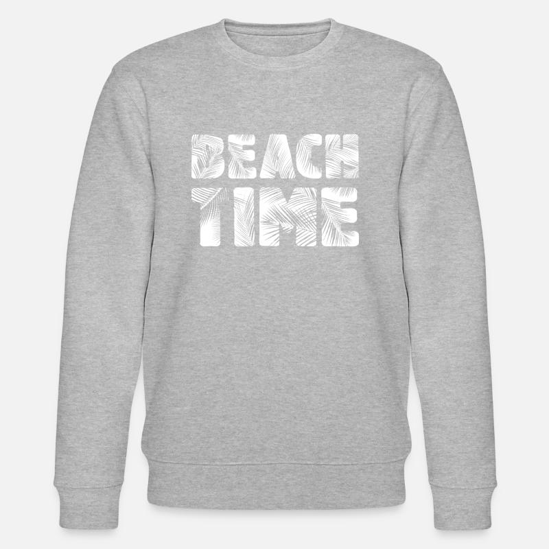 Temps de plage - Sweat bio CHANGER Stanley/Stella Unisexe - gris chiné