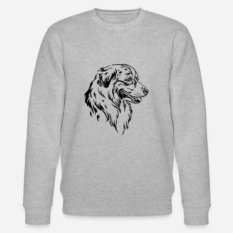 Australian Shepherd - Stanley/Stella Unisex Bio-Sweatshirt CHANGER  - Grau meliert