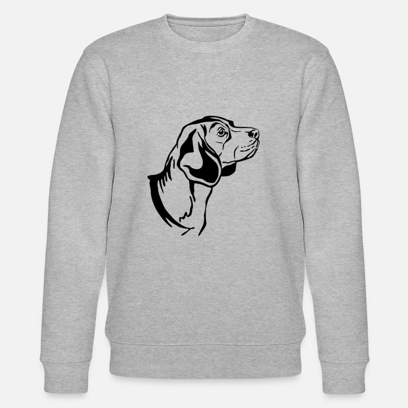 Beagle - Stanley/Stella CHANGER Unisex Organic Sweatshirt - heather grey
